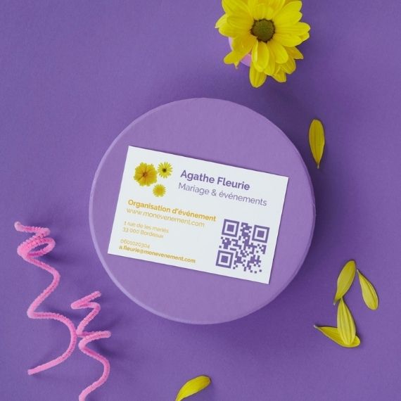 Carte de visite QR code événementiel